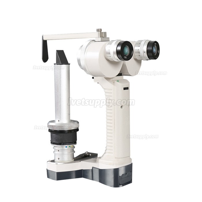 Veterinary Handheld Slit Lamp Portable Slit Lamp (10X/16X/25.6X Magnification)